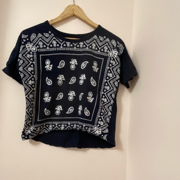 Joe Fresh Paisley girls blouse.Size:14.Black&white - Picture 4 of 5